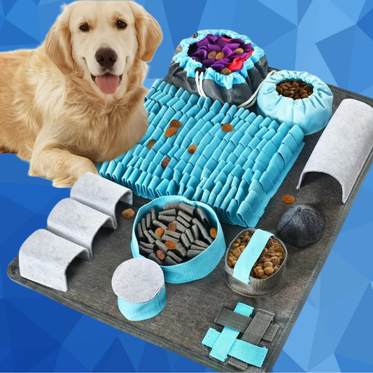 Tapis de Fouille Interactif Multifonction pour Chien – Antidérapant et Lavable