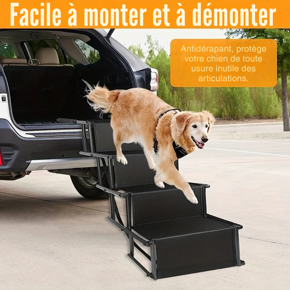 Rampe Pliable à 4 Marches pour Chien