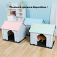 Niche Plastique Étanche & Aérée pour chien
