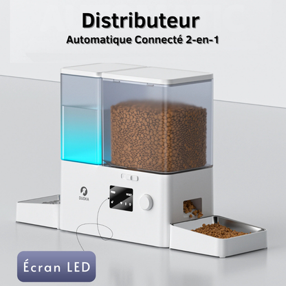 Distributeur Automatique Connecté 2-en-1 pour Chat – Gamme Smart Feeding