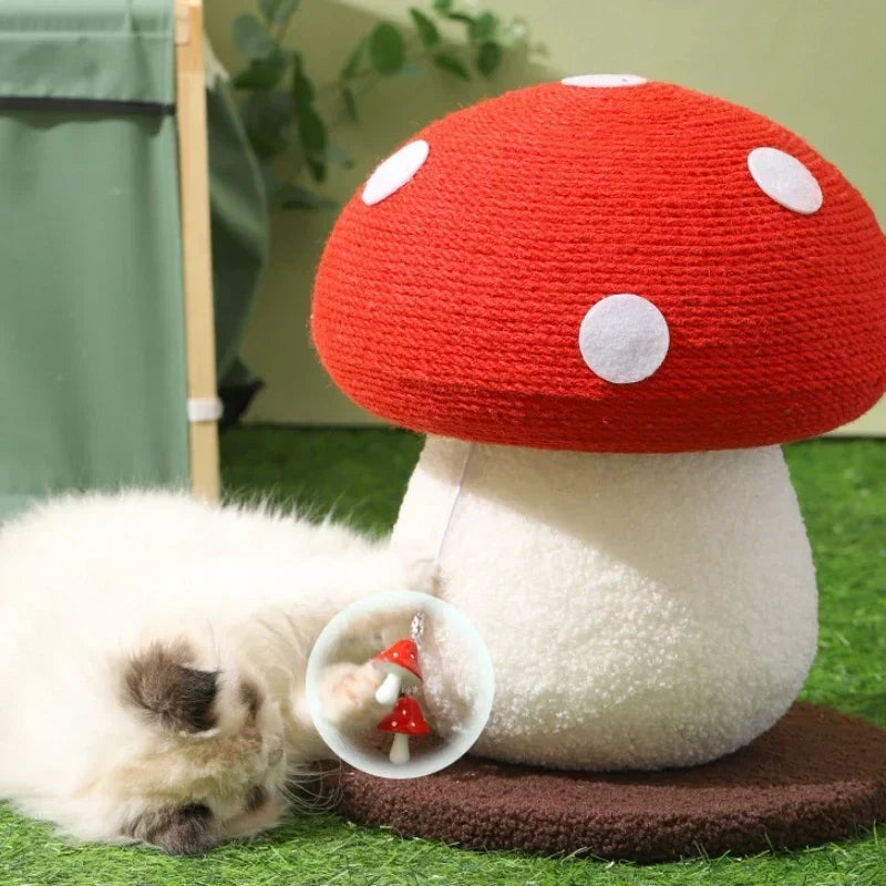 Champignon Griffoir pour Chat en Sisal – Design Ludique et Durable