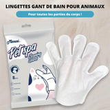 Gants Lingettes Nettoyants pour Chiens et Chats à l’Huile