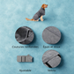 Peignoir Gris Séchage Express pour Chien