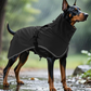 Manteau Imperméable Ajustable pour Chiens avec Col Haut