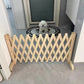Barrière Extensible en Bois Naturel pour Chiens – Plusieurs Tailles