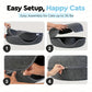 Panier Tunnel en Feutre pour Chats – Double Niveau