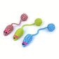Jouet Souris en Peluche avec Balle pour Chat