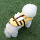 Gilet de Sauvetage Abeille pour Chiens Toutes Tailles