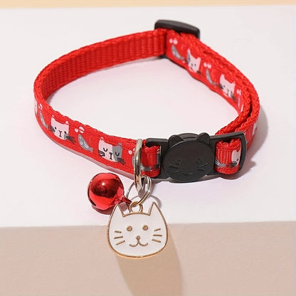Collier Sécurité Anti-Étranglement pour Chat avec Décorations