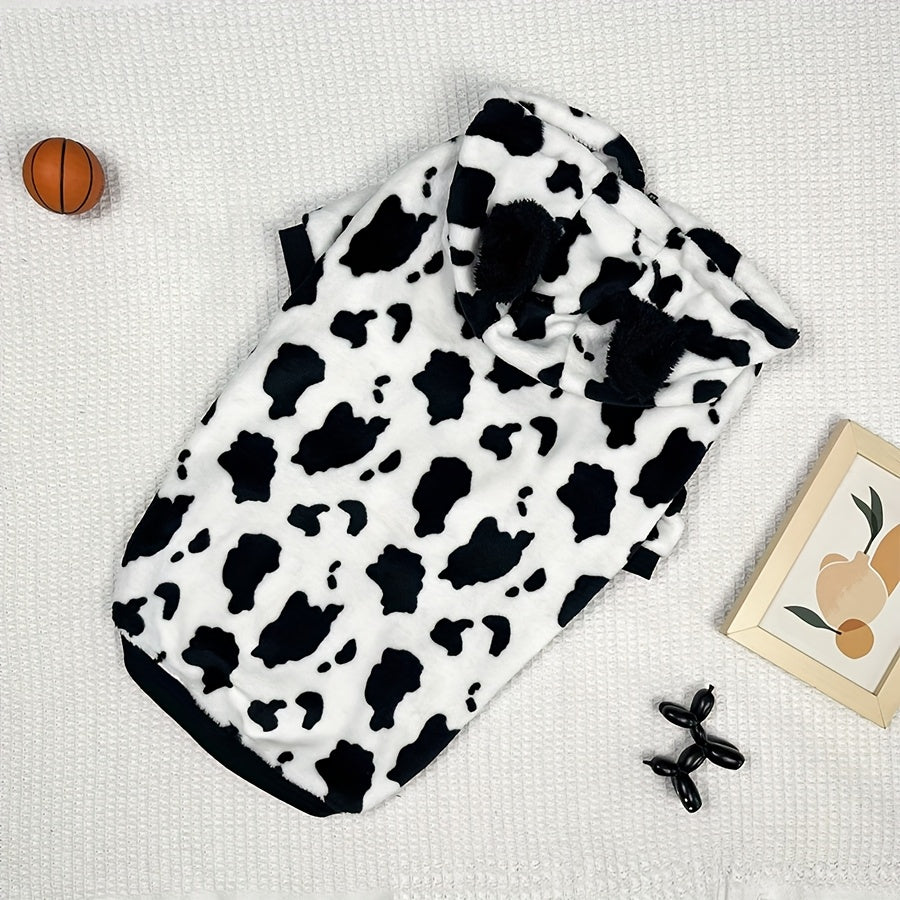 Déguisement Polaire Motif Vache ou Tigre pour Chiens Grands