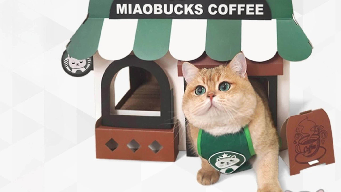 Maison Griffoir en Carton Design Café pour Chat
