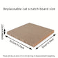 Maison en Carton "Brique de Lait Fraise" avec Griffoir pour Chat
