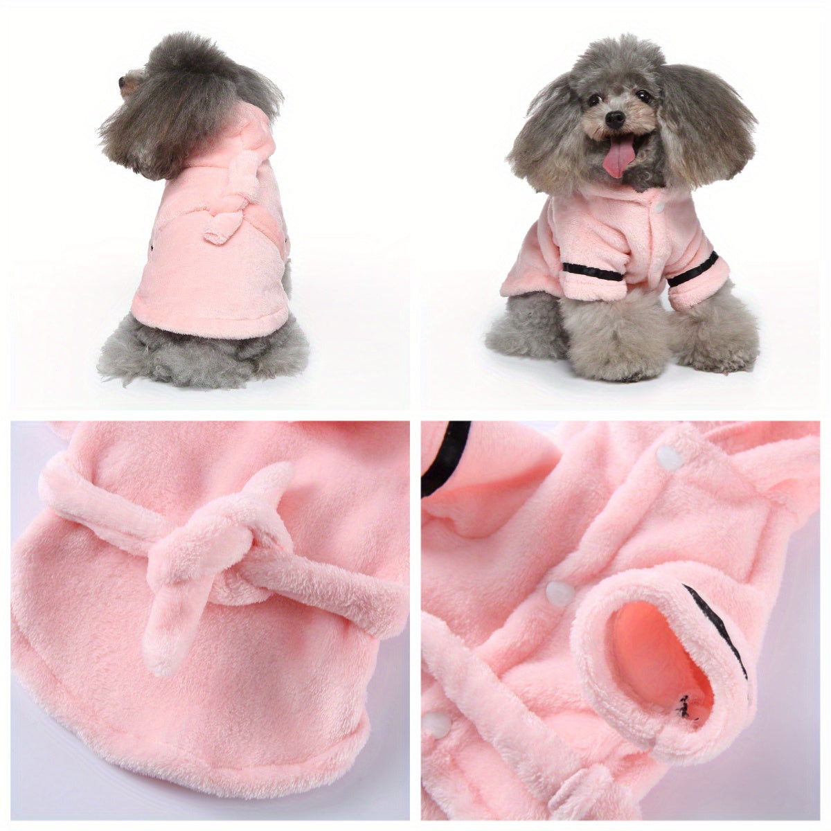Pack 3 pièces Peignoir Douillet pour Chiens et Chats