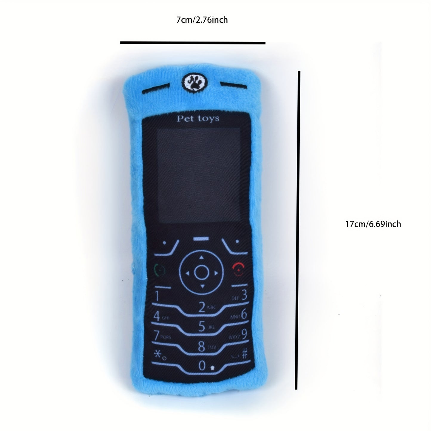 Jouet Téléphone Rétro en Peluche pour Chiens