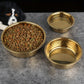 Gamelle inox martelée décorative pour chien et chat