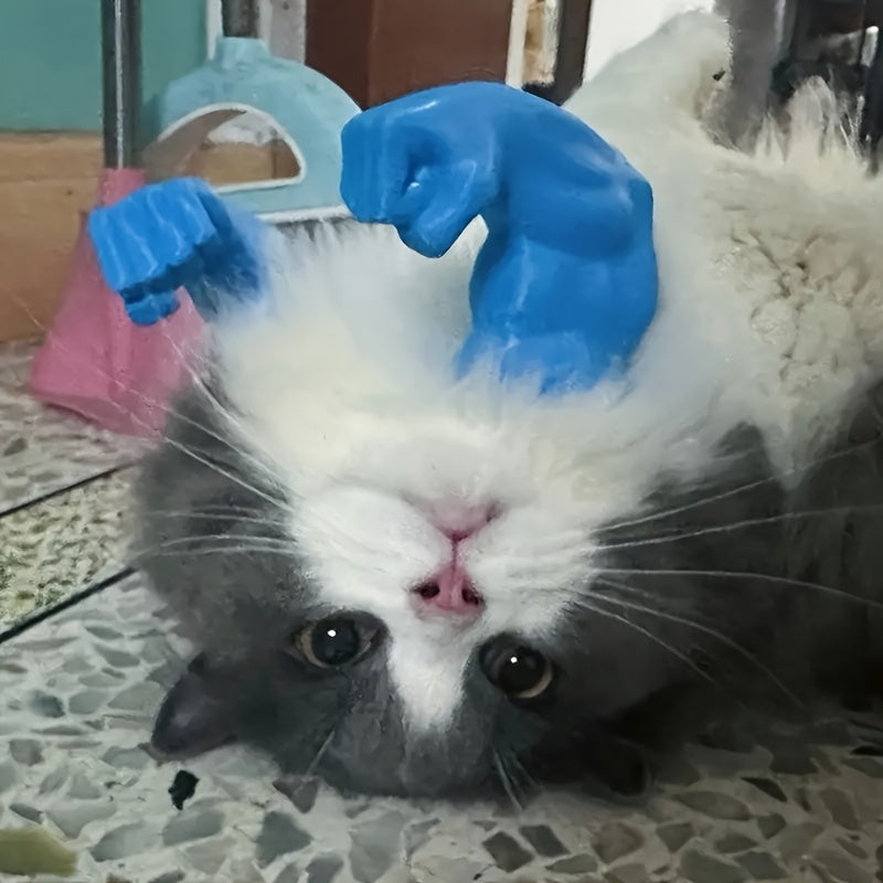 Bras Musclés Amovibles pour Chats et Petits Chiens – Accessoire Gag