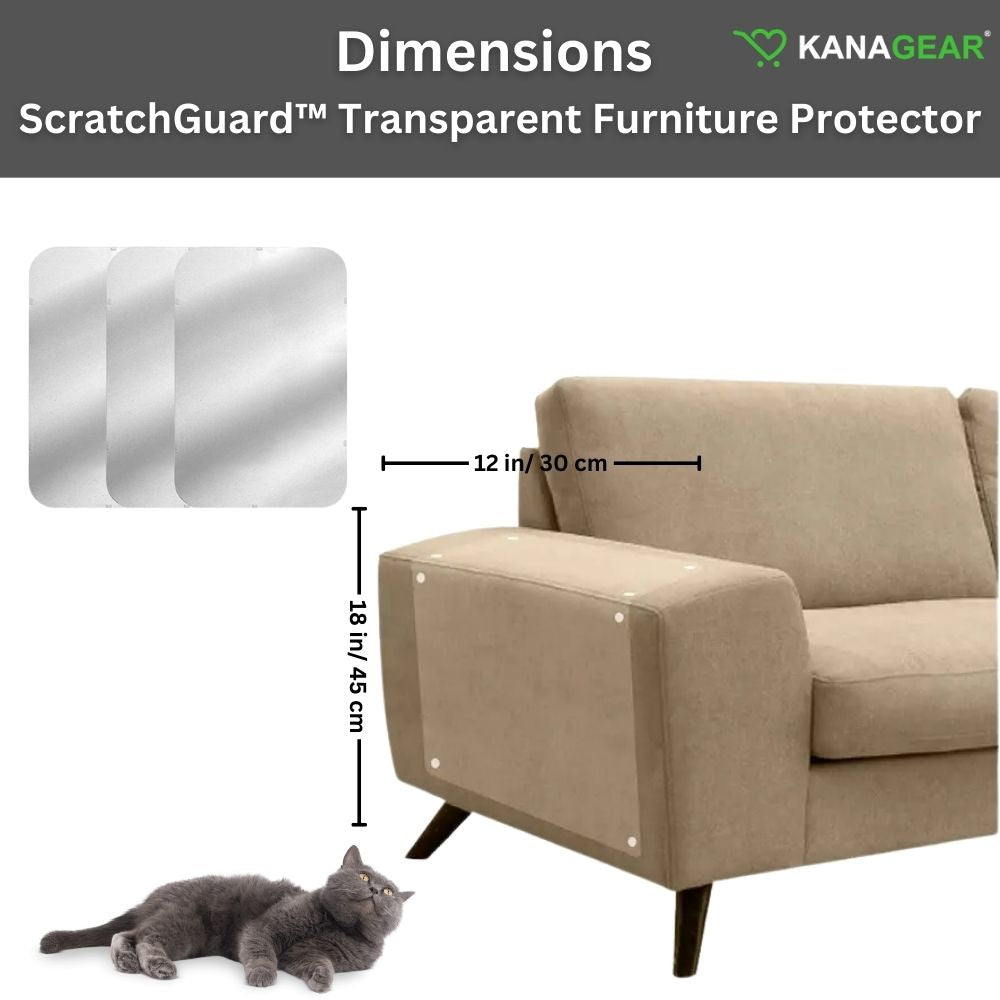 Protège-meubles transparent anti-griffes pour chats