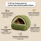 Cocon d'Hiver douillet pour chats et chiens