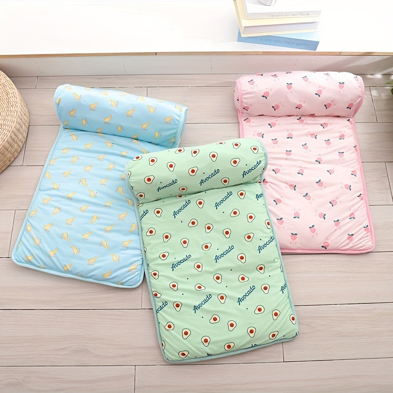 Tapis Rafraîchissant avec Oreiller pour Chien