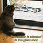 Jouet de Fenêtre Ondulé avec Balles pour Chat