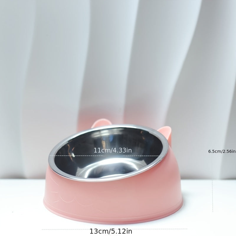Gamelle Inclinée Antidérapante Oreilles de Chat – 100ml