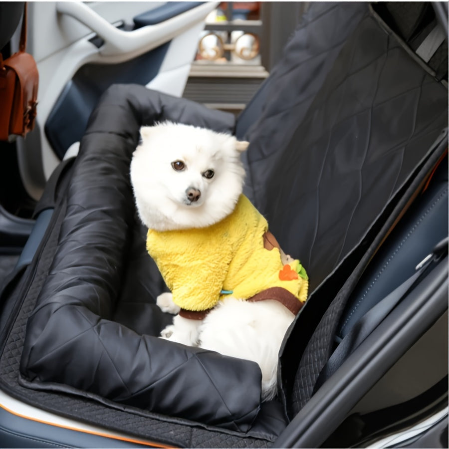 Housse de Siège Voiture pour Chien avec Bords Rembourrés
