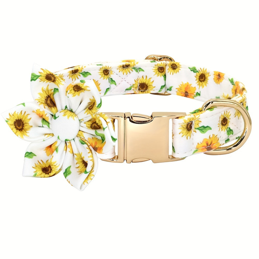 Collier Fleuri (fleur amovible) pour Chien