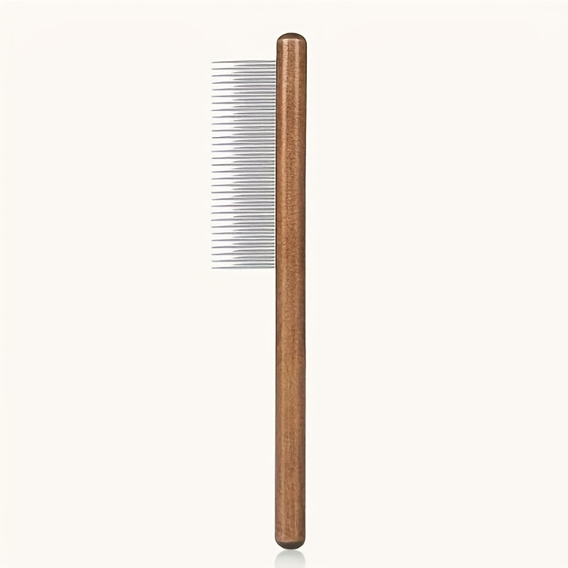 Peigne de Toilettage en Bois pour Chats et Chiens
