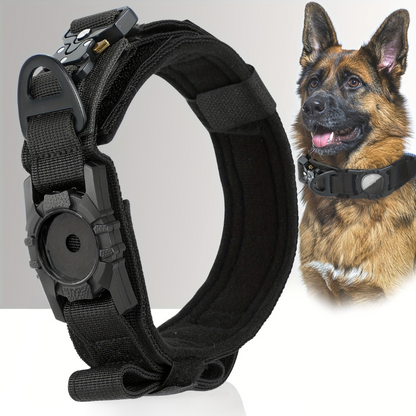 Collier Tactique pour Chien avec poignée et support GPS