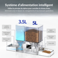 Distributeur Automatique Connecté 2-en-1 pour Chat – Gamme Smart Feeding