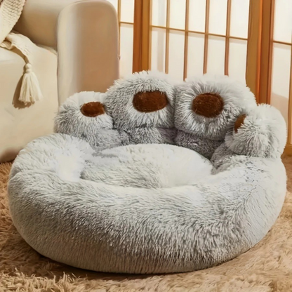 Coussin Patte Géante en Peluche pour Chien et Chat