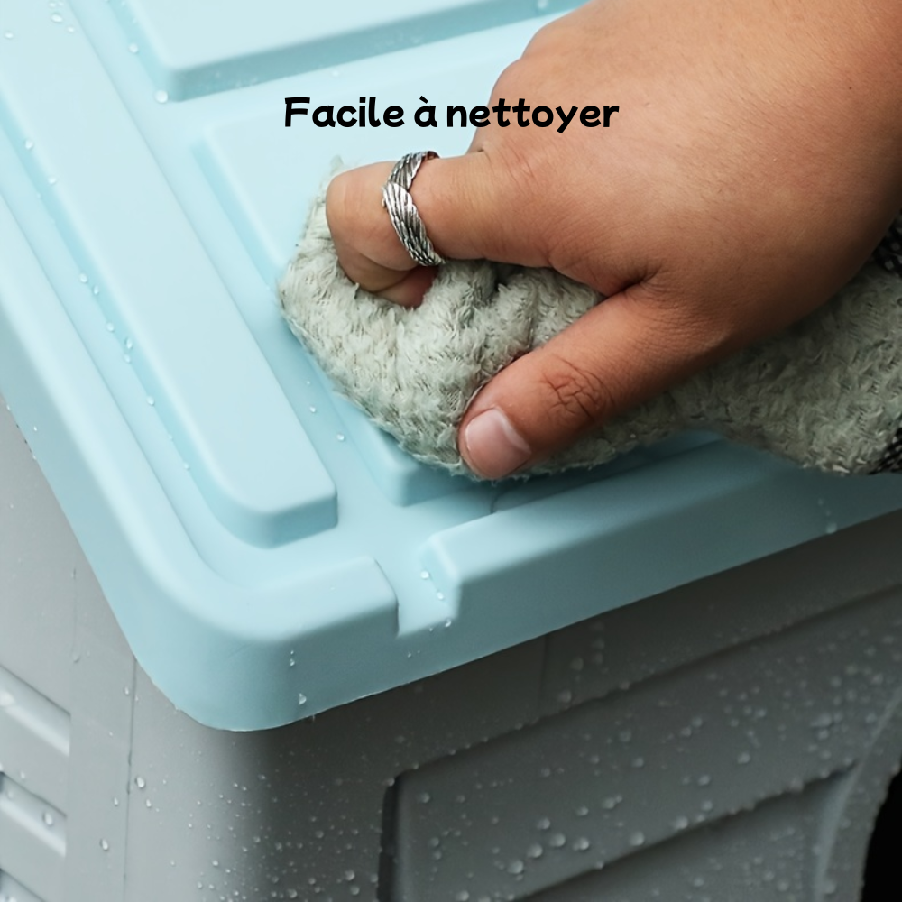 Niche Plastique Étanche & Aérée pour chien
