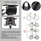 Panier vélo étanche 4-en-1 pour Chien et Chat