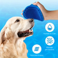 Brosse de Bain Massante en Silicone pour Chiens et Chats – Poignée Ajustable