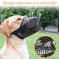 Muselière Souple en Maille Réglable pour Chien