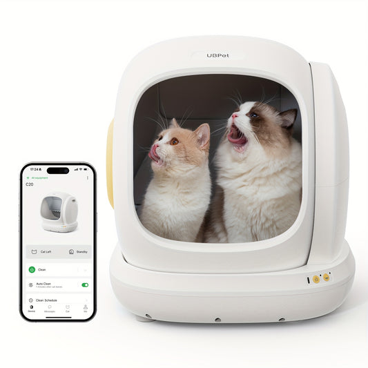 Bac à Litière Connecté Auto-Nettoyant pour Chat