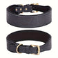 Collier en Simili Cuir Floral avec Doublure Respirante pour Chien