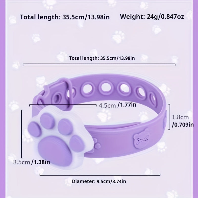 Collier Anti-Puces et Anti-Poux Réglable pour Chats et Chiens