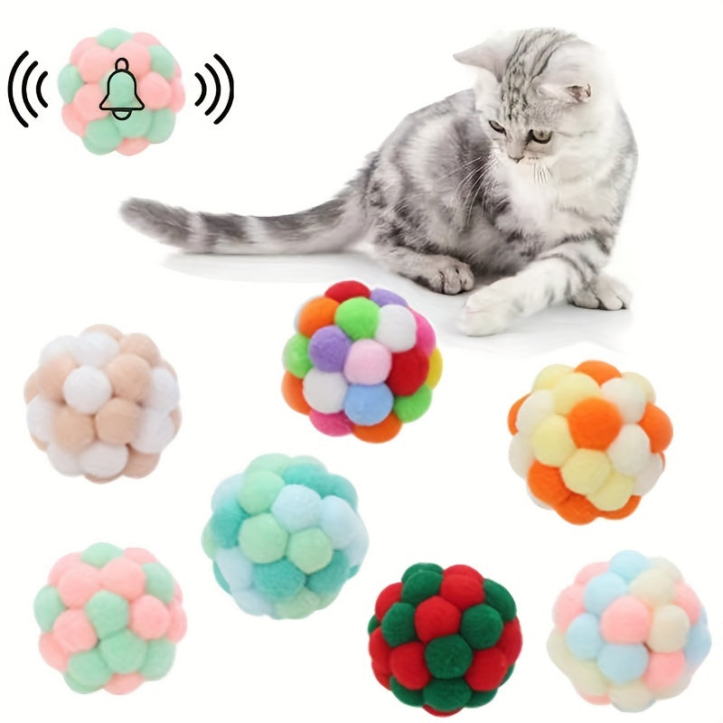 Balle Amusante en Laine pour Chat