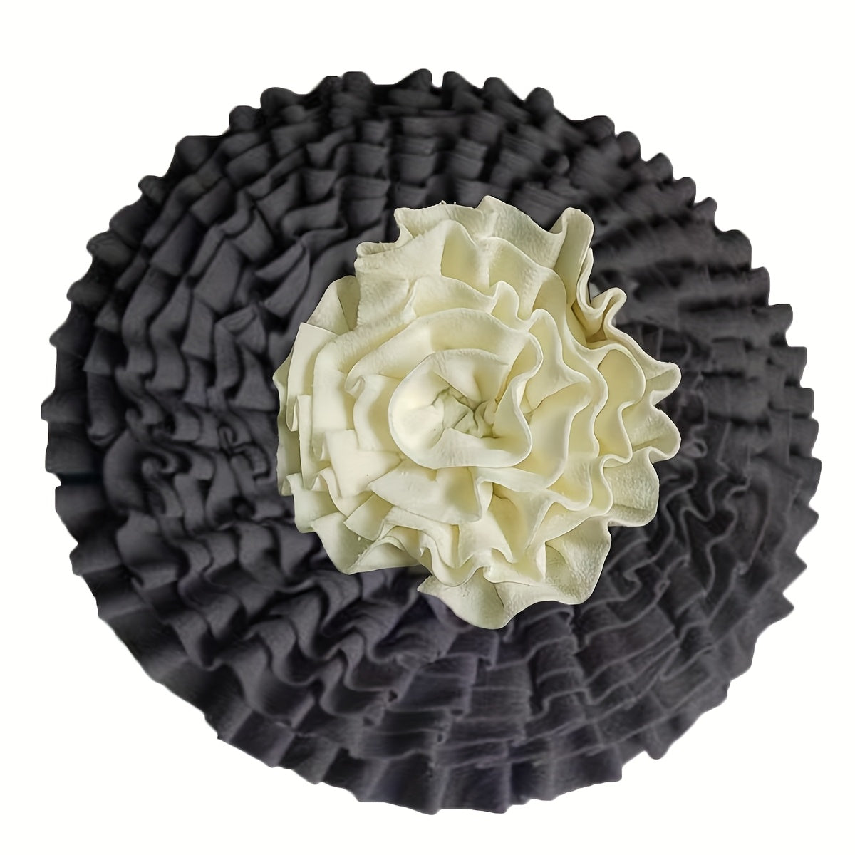 Tapis de Fouille Fleur Rond en Polyester pour Chien