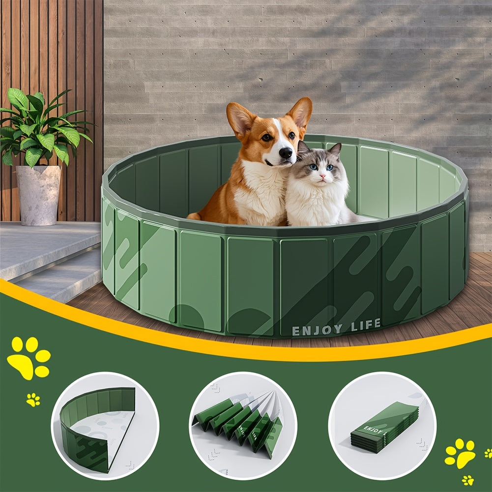 Piscine Camouflage Pliable pour Chiens et Chats