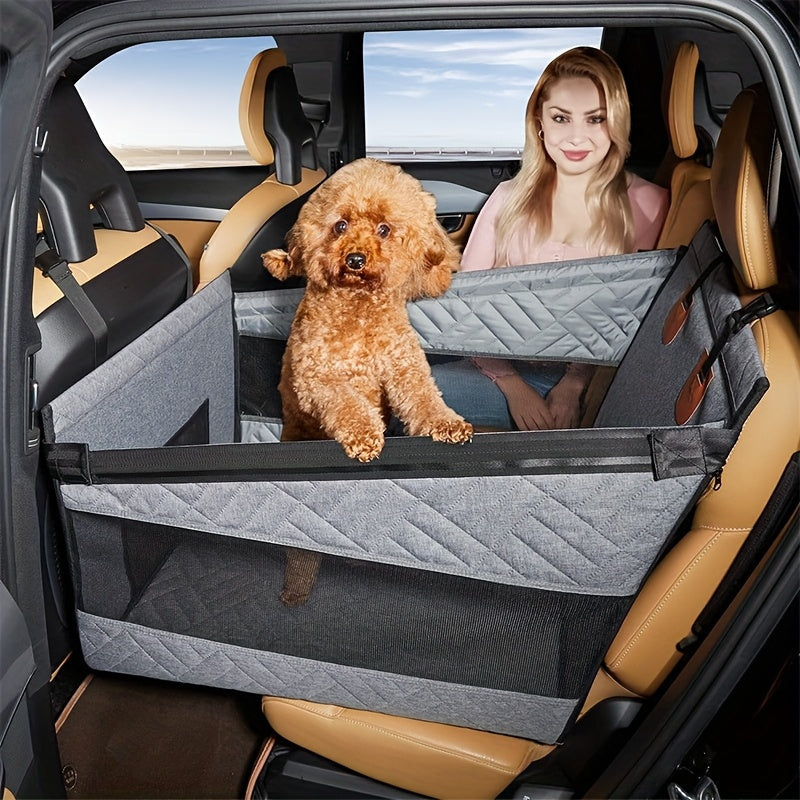 Lit de banquette arrière avec base rigide pour Chien