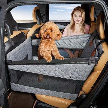 Lit de banquette arrière avec base rigide pour Chien, S (Largeur 56cm) et L (Largeur 73cm)