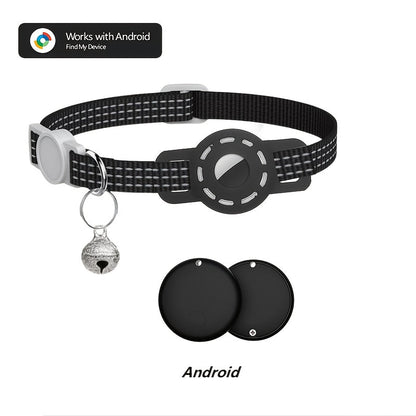 Collier Connecté avec Boucle Sécurité et Localisation pour Chats