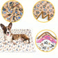 Lot de 8 Couvertures Flanelle Motif Pattes pour Chiens et Chats