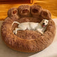 Coussin Patte Géante en Peluche pour Chien et Chat
