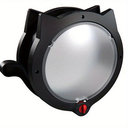 Porte à Battant Rond pour Chat et Petit Chien – Système de Verrouillage 4 Positions