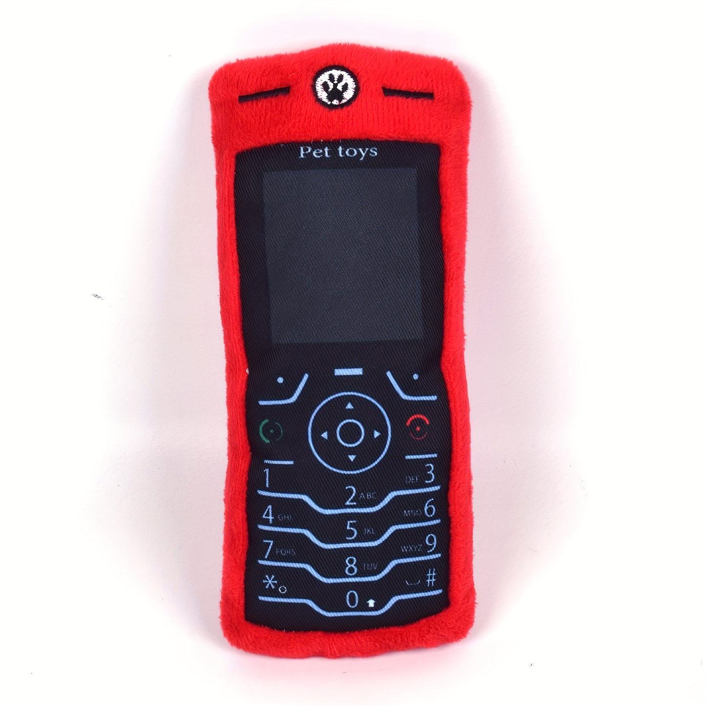 Jouet Téléphone Rétro en Peluche pour Chiens