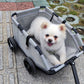 Chariot Pliable Rose pour Animaux – Version Compacte