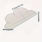 Tapis de Repas en Silicone en Forme de Nuage pour Chiens et Chats